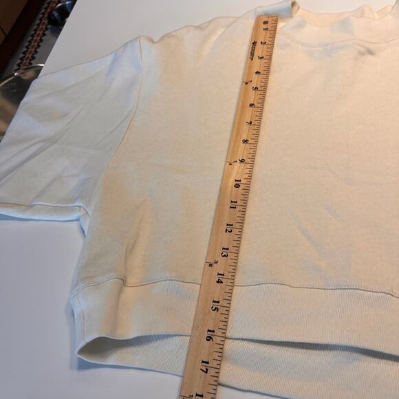Boyish Cream Earth Babe Cropped Sweatshirt NWOT Small - Picture 14 of 14